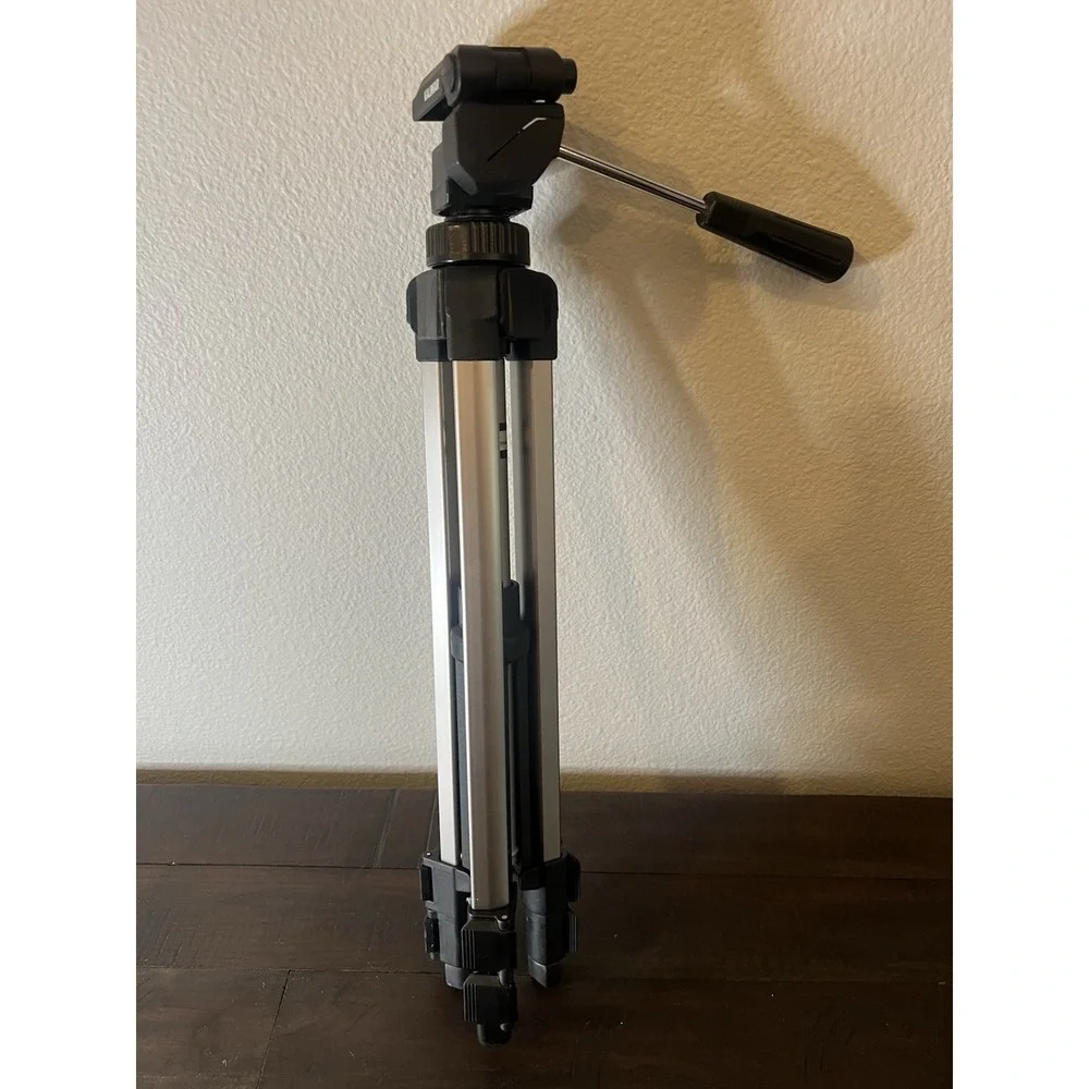 Kalimar Pro-Tech V-20 Aluminum Tripod 51in‎ Lightweight 3-Way Panhead For Sony